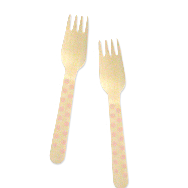 Fork - Polka Pink